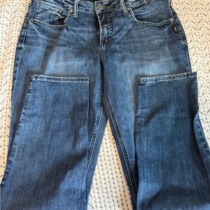 Silver Jeans Women's Skinny Denim in Medium Blue Wash